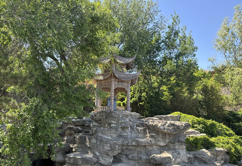 园区石亭图